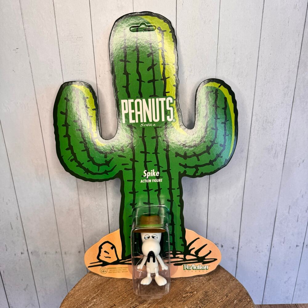 Peanuts Snoopy Spike Super 7 ReAction Peanuts Collectible Spike Cactus Card NEW